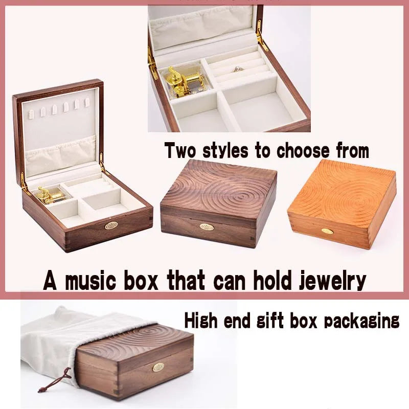 ♫ Anastasia-Once upon a December ♫ Jewelry Music Box Storage Box for Wife and Girlfriend Birthday Gift
